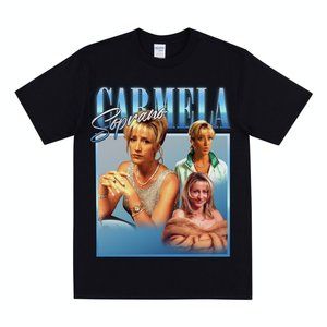 CARMELA SOPRANO Homage T shirt, Carmela Soprano T Shirt, Mafia Inspired Printed